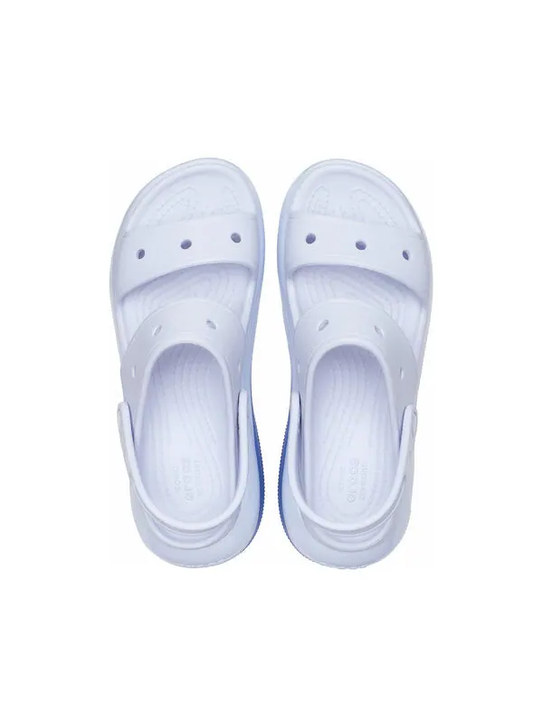 Сандалии mega crush sandals 'light blue' Crocs — изображение 4 из 4, синий