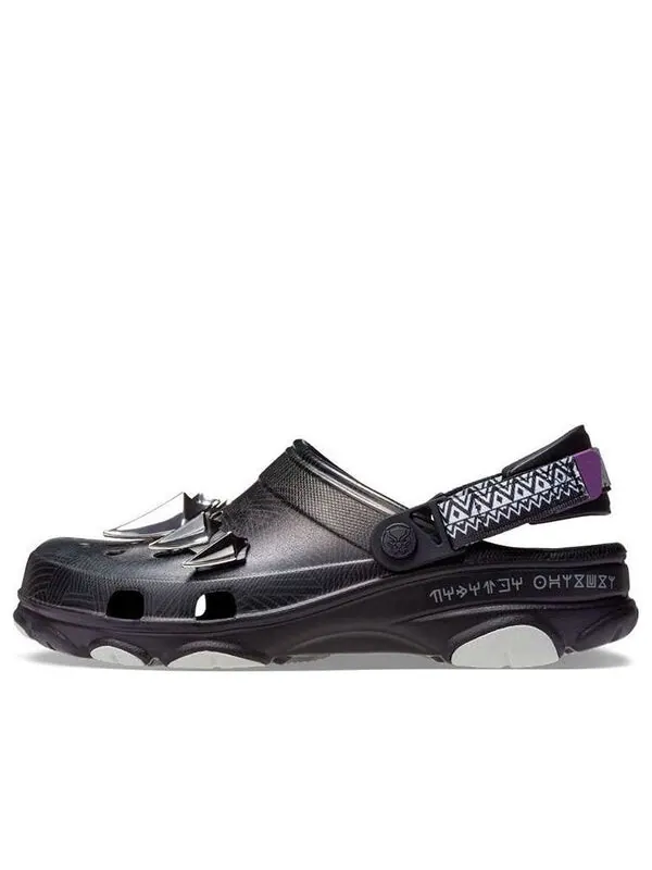 Сандалии all-terrain clog x marvel 'black panther' Crocs — изображение 1 из 4, мульти