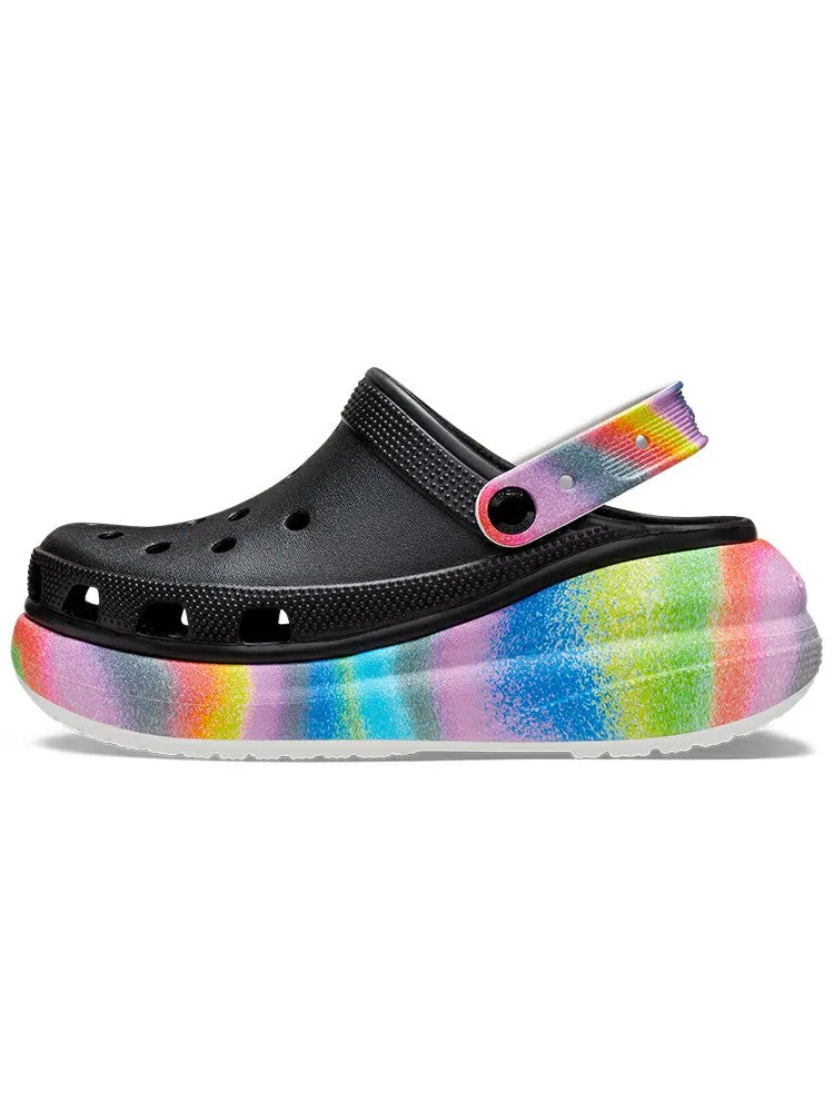 Сандалии Crocs Classic Crush Spray Dye Clog — изображение 2 из 6, мульти