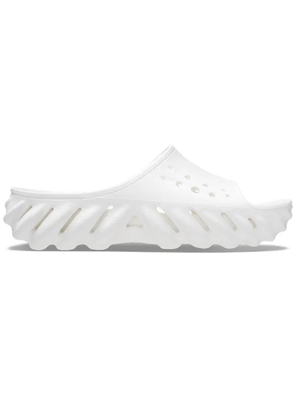Тапочки echo slide 'white' Crocs — изображение 2 из 4, белый