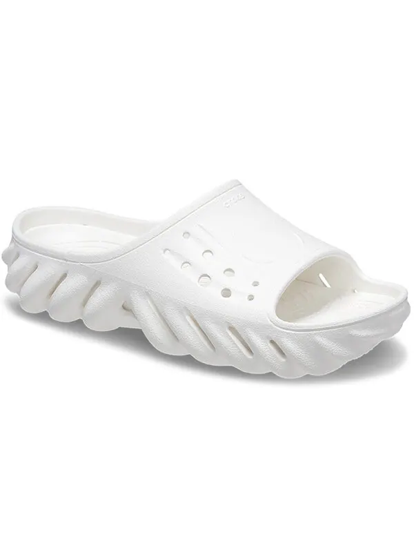 Тапочки echo slide 'white' Crocs — изображение 3 из 4, белый