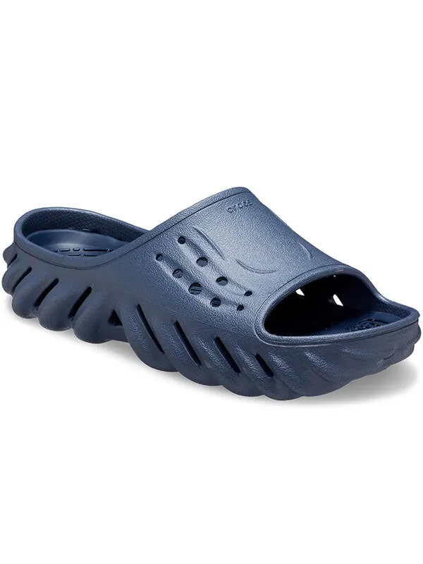 Тапочки echo slide 'storm' Crocs — изображение 3 из 4, синий