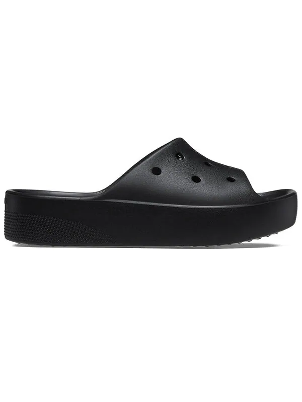 Тапочки platform slide 'black' Crocs — изображение 2 из 4, черный