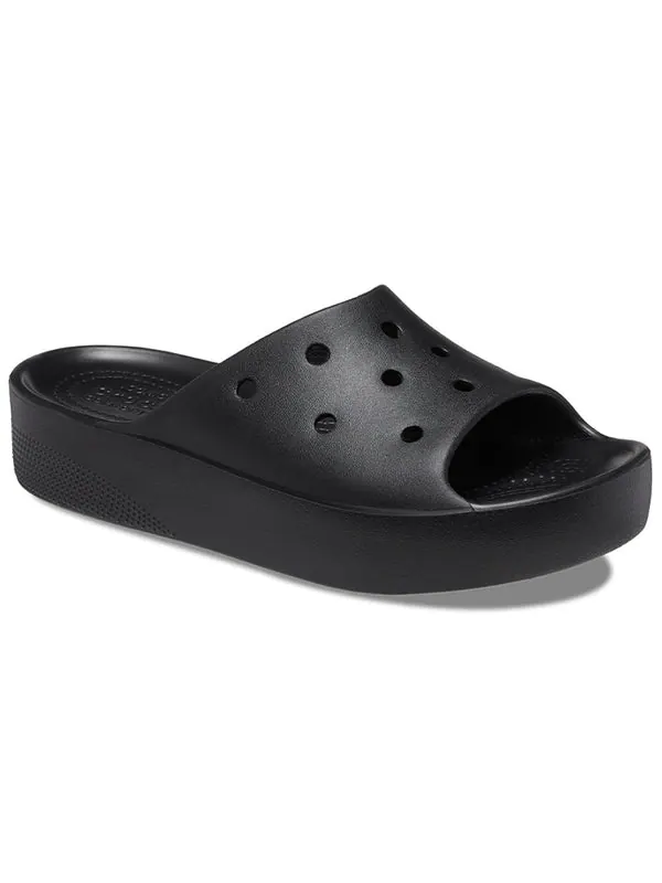 Тапочки platform slide 'black' Crocs — изображение 3 из 4, черный