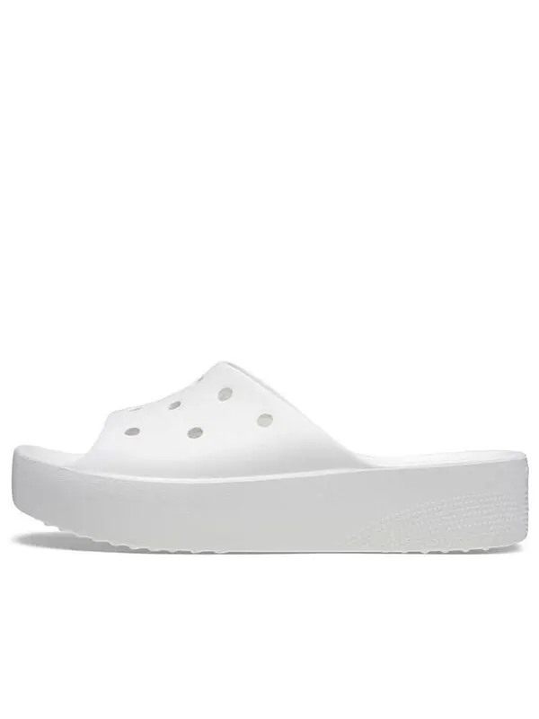 Тапочки classic platform sandals Crocs — изображение 1 из 4, белый