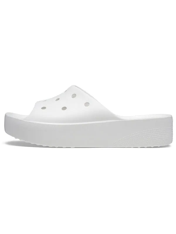 Тапочки classic platform sandals Crocs — изображение 2 из 4, белый