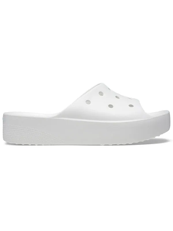 Тапочки classic platform sandals Crocs — изображение 3 из 4, белый
