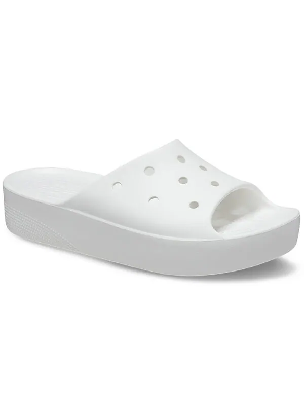 Тапочки classic platform sandals Crocs — изображение 4 из 4, белый