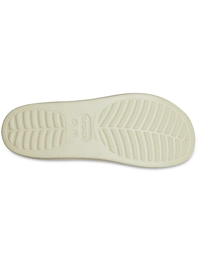Кроссовки (WMNS) Crocs Classic Platform Slide 'Bone' — изображение 7 из 7, бежевый