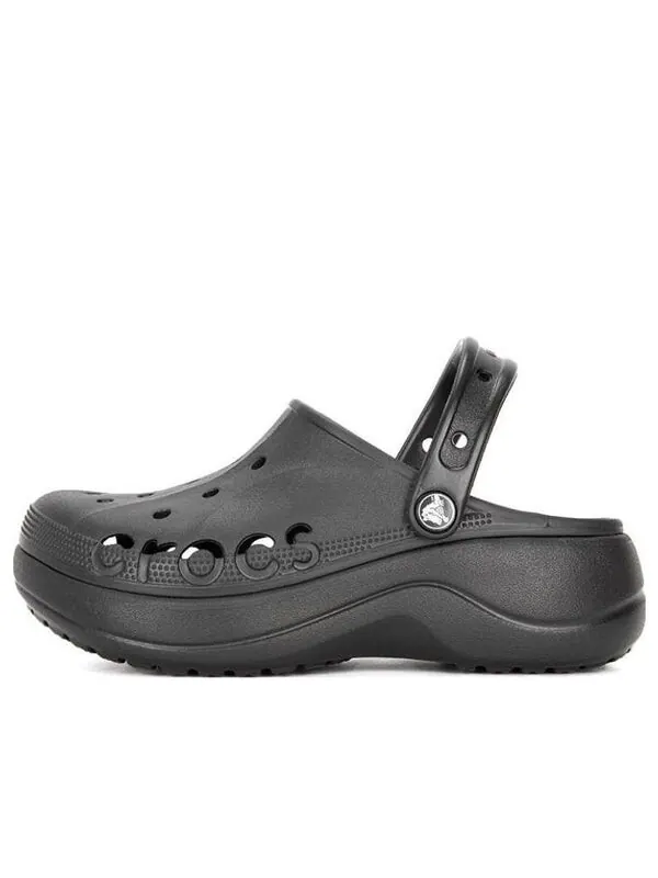 Сандалии baya platform clogs 'black' Crocs — изображение 1 из 3, черный