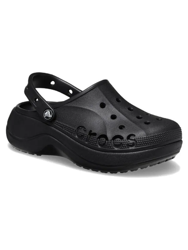 Сандалии baya platform clogs 'black' Crocs — изображение 3 из 3, черный