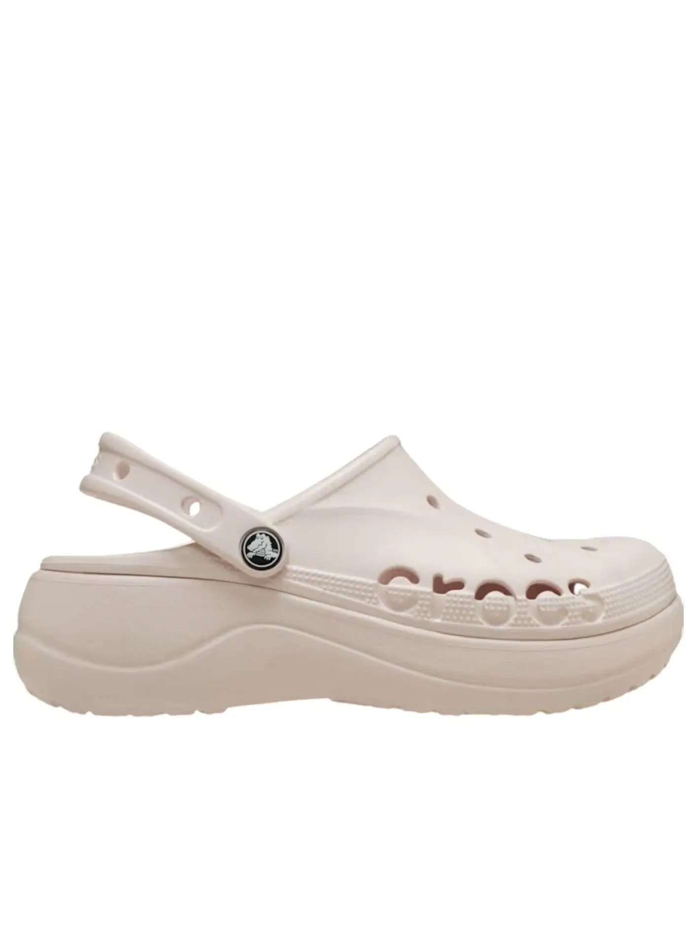 (WMNS) Crocs Baya Platform Clog 'Barely Pink' — изображение 6 из 6, розовый