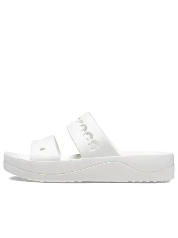 Тапочки baya platform sandals 'white' Crocs — изображение 1 из 4, белый