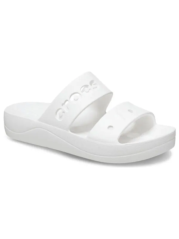 Тапочки baya platform sandals 'white' Crocs — изображение 3 из 4, белый