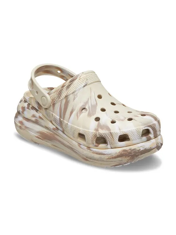 Сандалии classic crush marbled clog 'bone multi' Crocs — изображение 4 из 4, мульти