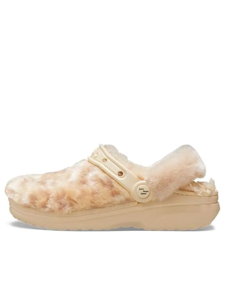 Шлепанцы Crocs Kyary Pamyu Pamyu x Fur Sure Clog 'What If?' — изображение 1 из 8, бежевый