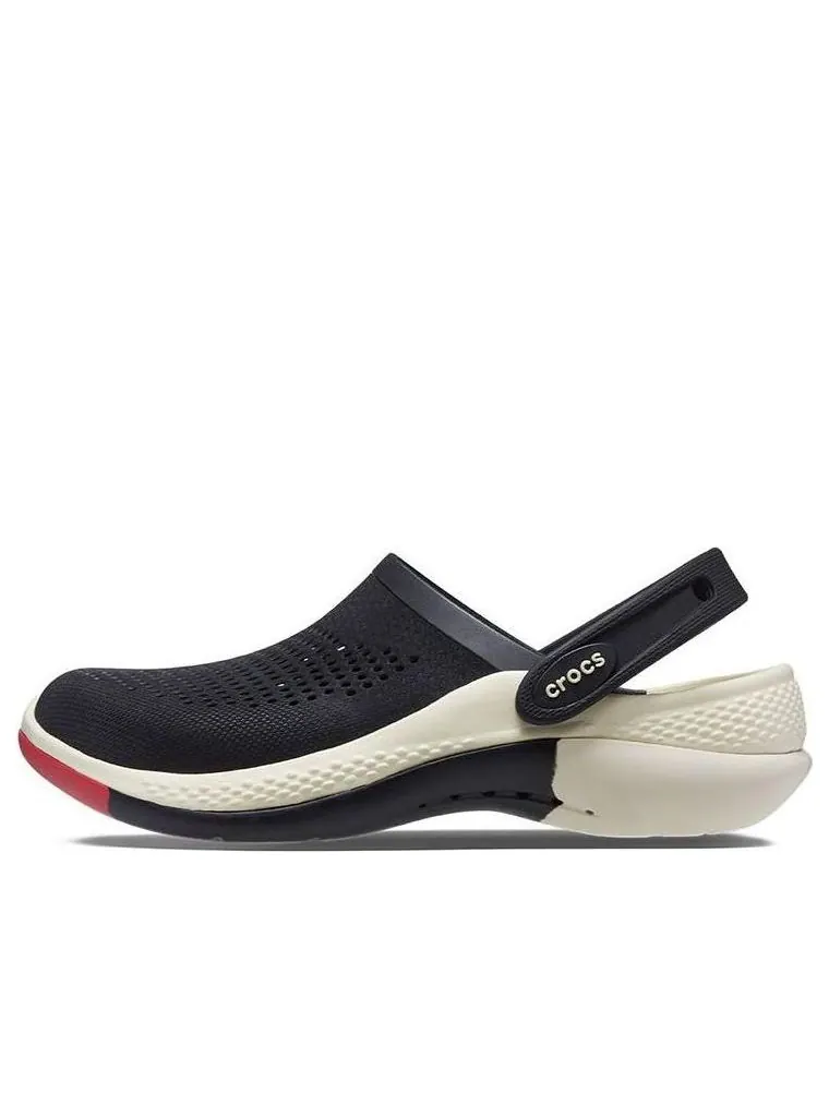 Сандалии Crocs LiteRide 360 Ombre Marble Clog 'Black' — изображение 1 из 7, черный
