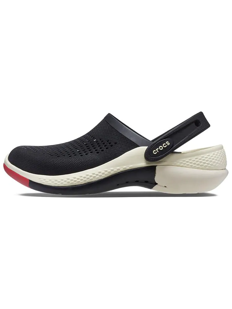 Сандалии Crocs LiteRide 360 Ombre Marble Clog 'Black' — изображение 2 из 7, черный