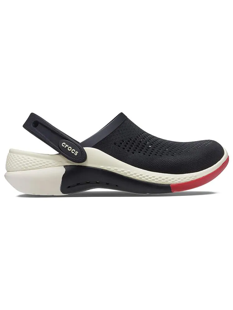 Сандалии Crocs LiteRide 360 Ombre Marble Clog 'Black' — изображение 3 из 7, черный