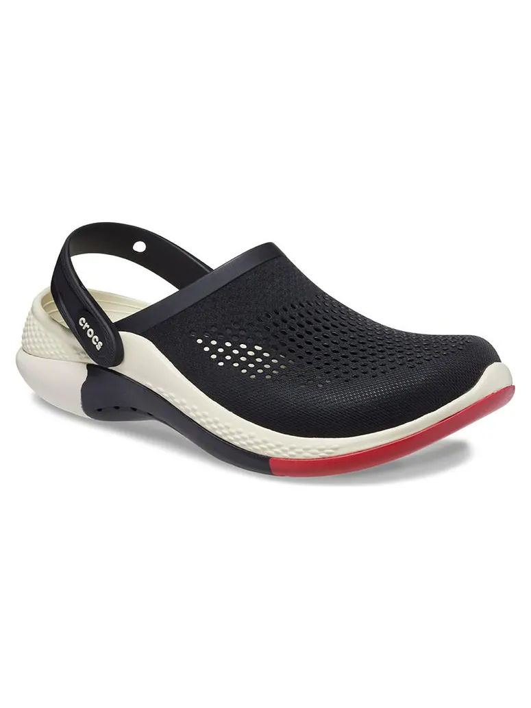 Сандалии Crocs LiteRide 360 Ombre Marble Clog 'Black' — изображение 4 из 7, черный