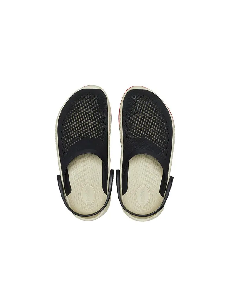 Сандалии Crocs LiteRide 360 Ombre Marble Clog 'Black' — изображение 5 из 7, черный