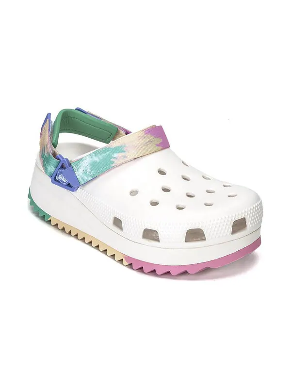 Сандалии hiker ombre clog 'white multi' Crocs — изображение 3 из 4, белый/мульти