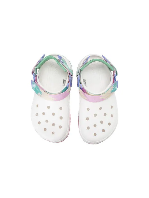 Сандалии hiker ombre clog 'white multi' Crocs — изображение 4 из 4, белый/мульти