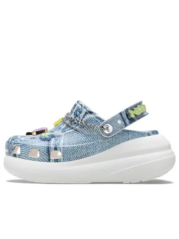 Кроссовки sza x classic crush clog 'denim' Crocs — изображение 1 из 4, джинсовый синий