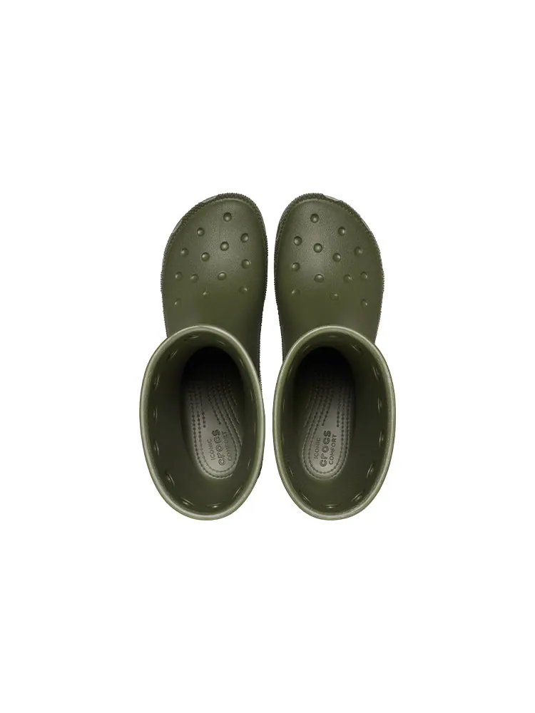 Ботинки Crocs Classic Boot 'Army Green' — изображение 4 из 6, зеленый