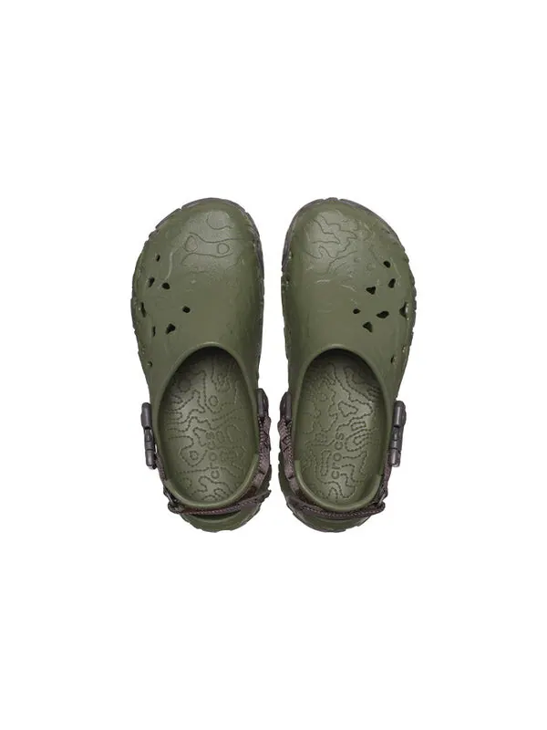 Сандалии all-terrain atlas clog 'army green espresso' Crocs — изображение 4 из 4, зеленый