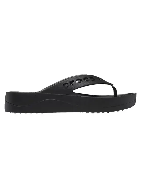 Тапочки baya platform cut out detail flip flops 'black' Crocs — изображение 2 из 4, черный