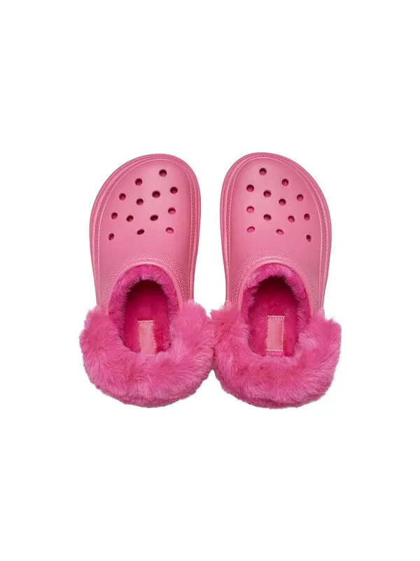 Сандалии stomp lined clog 'hyper pink' Crocs — изображение 4 из 4, розовый