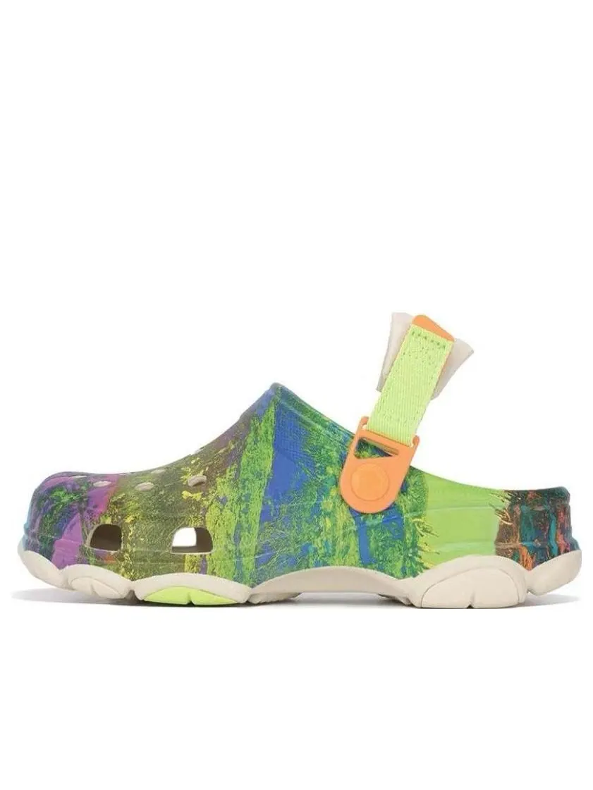 Сандалии Crocs All-Terrain Far Out Clogs 'Green' — изображение 1 из 5, зеленый
