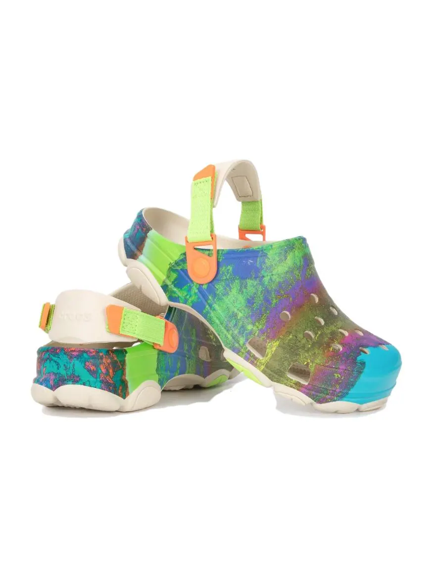 Сандалии Crocs All-Terrain Far Out Clogs 'Green' — изображение 4 из 5, зеленый