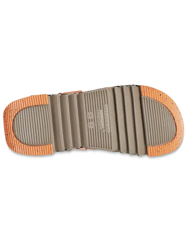 Сандалии hiker xscape animal sandals 'khaki leopard' Crocs — изображение 2 из 4, бежевый/хаки/белый