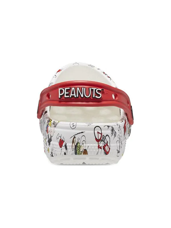 Сандалии x peanuts classic clog 'allover print' Crocs — изображение 4 из 4, белый/мульти