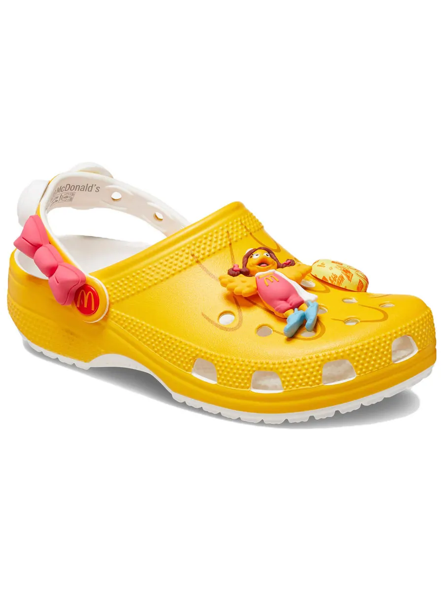 Сандалии Crocs Classic x McDonald's Birdie Clog 'Yellow' — изображение 4 из 7, желтый