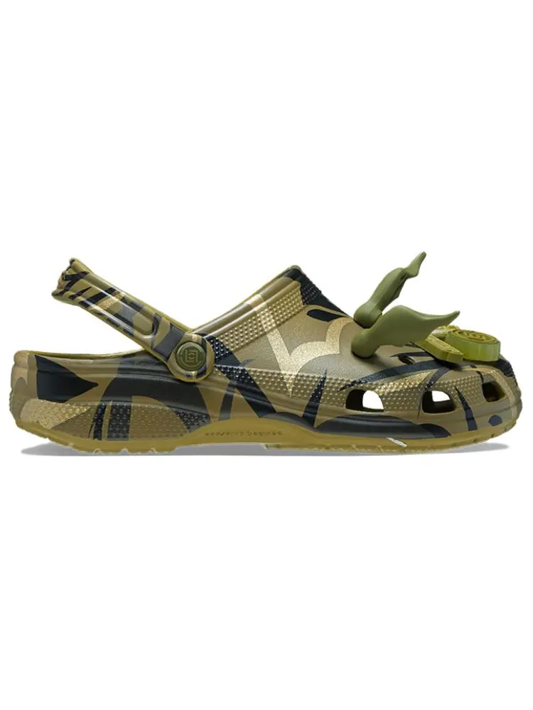 Сандалии Crocs x Clot Classic Clog 'Aloe' — изображение 2 из 6, зеленый