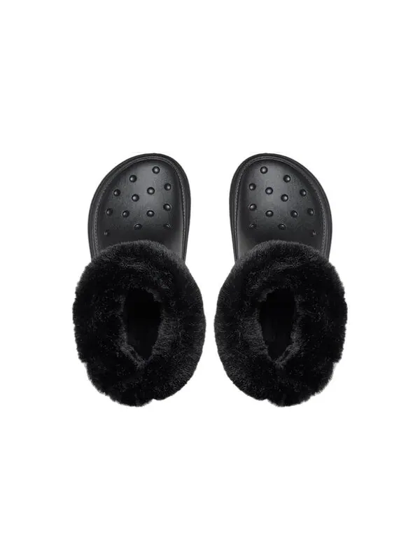 Кроссовки stomp lined boot 'black' Crocs — изображение 4 из 4, черный