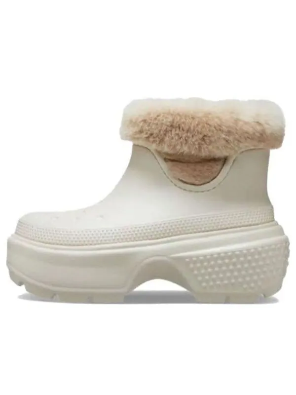 Кроссовки stomp lined boots 'stucco' Crocs — изображение 1 из 1, белый