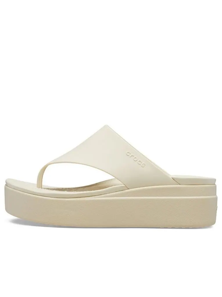 Шлепанцы (WMNS) Crocs Brooklyn Flip — изображение 1 из 7, белый