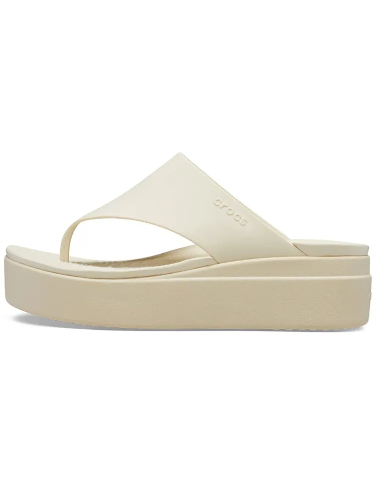 Шлепанцы (WMNS) Crocs Brooklyn Flip — изображение 2 из 7, белый