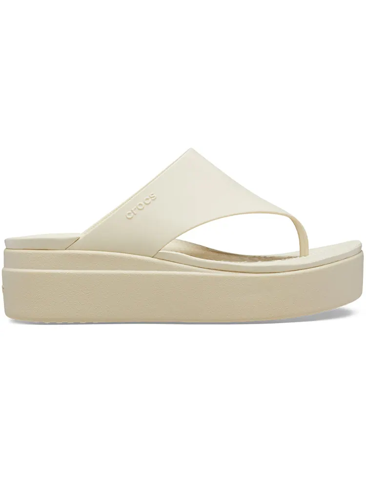 Шлепанцы (WMNS) Crocs Brooklyn Flip — изображение 3 из 7, белый