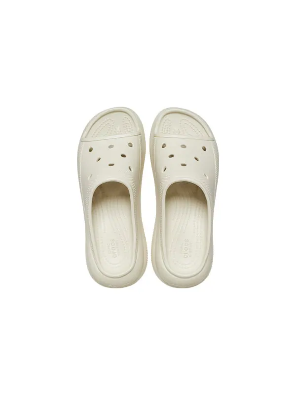 Тапочки crush slide 'bone' Crocs — изображение 4 из 4, белый