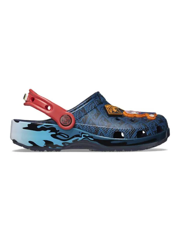 Кроссовки jujutsu kaisen classic clogs 'blue red' Crocs — изображение 2 из 4, синий/красный