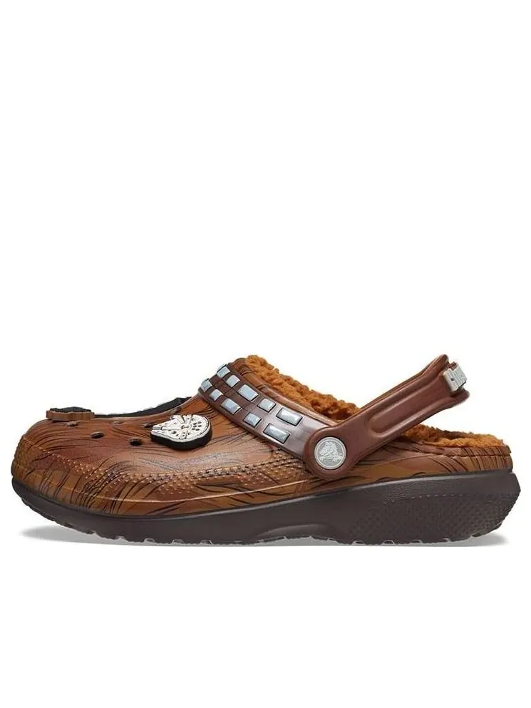 Сандалии Crocs Classic Lined Clog 'Star Wars Chewbacca' — изображение 1 из 6, коричневый