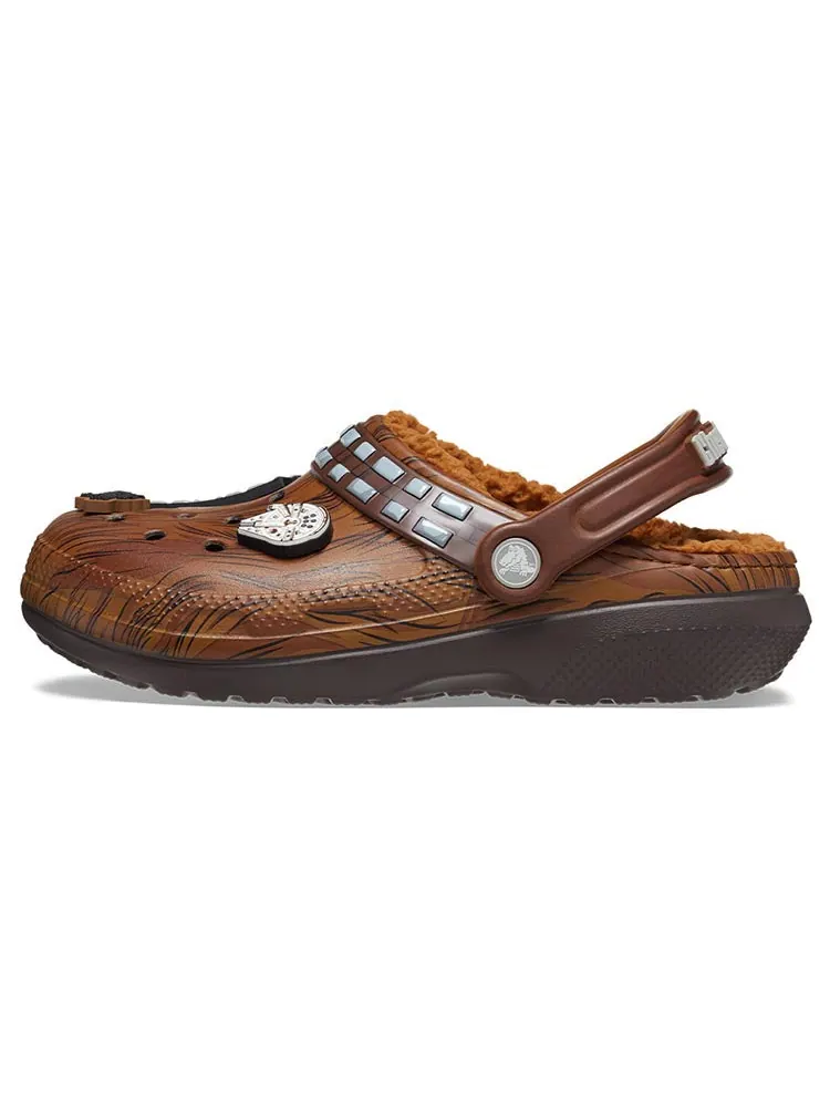 Сандалии Crocs Classic Lined Clog 'Star Wars Chewbacca' — изображение 2 из 6, коричневый