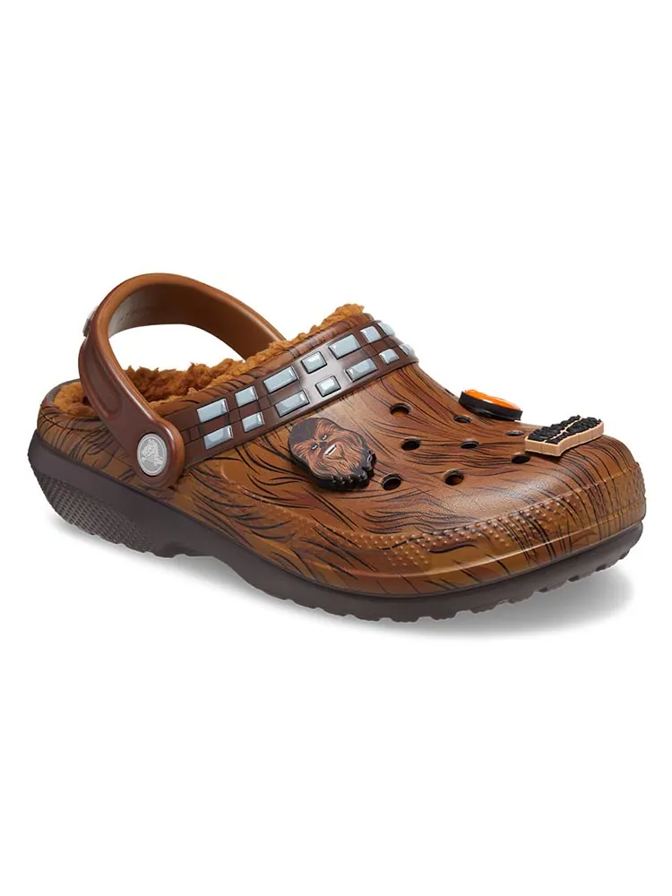 Сандалии Crocs Classic Lined Clog 'Star Wars Chewbacca' — изображение 4 из 6, коричневый