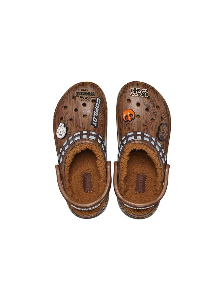 Сандалии Crocs Classic Lined Clog 'Star Wars Chewbacca' — изображение 5 из 6, коричневый