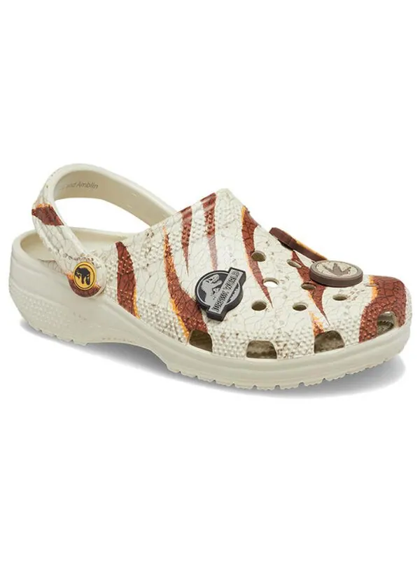Сандалии x jurassic world classic clog 'bone' Crocs — изображение 4 из 4, кость